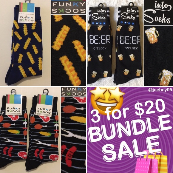 3/$20 Beer o’clock drink mug print Into Socks - Picture 11 of 11